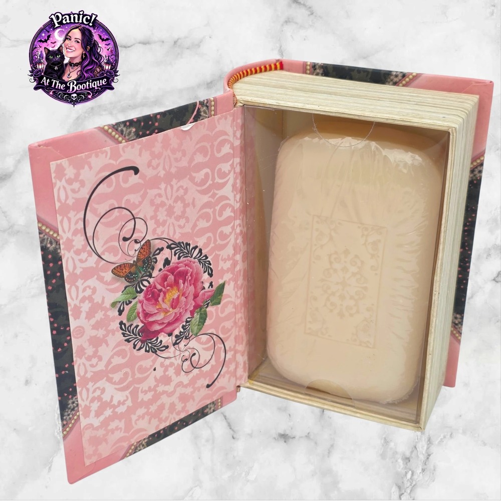 Punch Studio Citrus Passion Soap 4oz‎ Pink Floral Keepsake Book Box New Sealed
